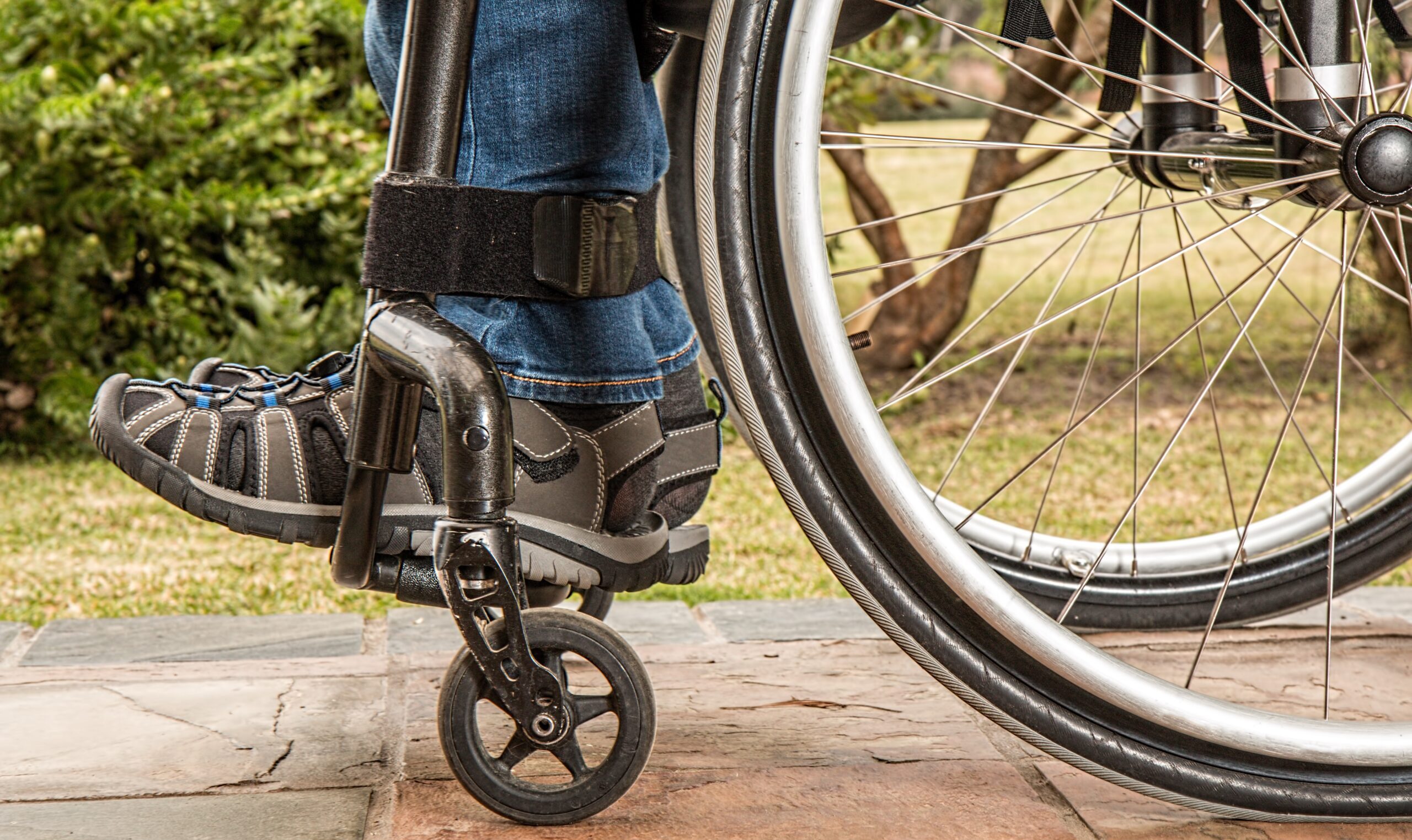 person in wheelchair