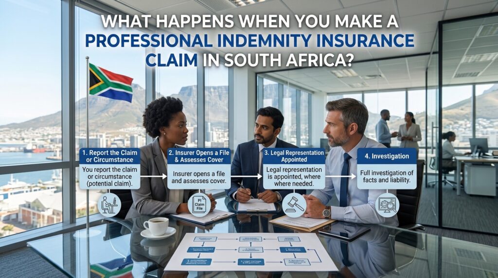 Professional indemnity insurance claim process explained